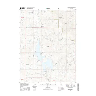 2015 Map of Frenchman Lake, 2015 Print
