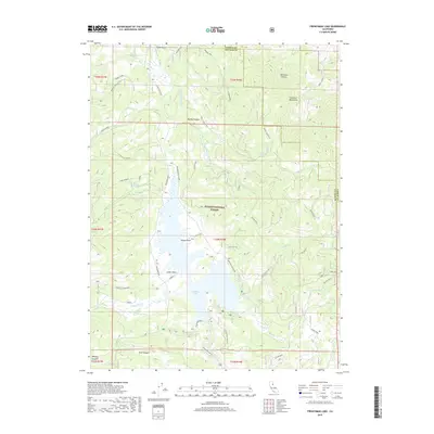 2018 Map of Frenchman Lake, 2018 Print