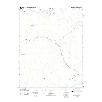 2012 Map of Frenchman Mountain, 2012 Print