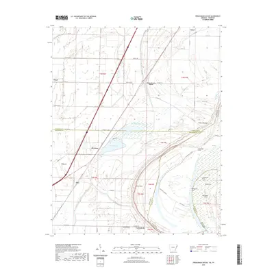 2020 Map of Frenchmans Bayou, 2020 Print