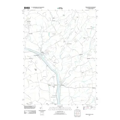 2011 Map of Frenchtown, 2011 Print