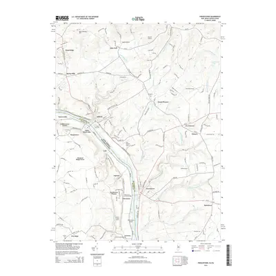 2014 Map of Frenchtown, 2014 Print