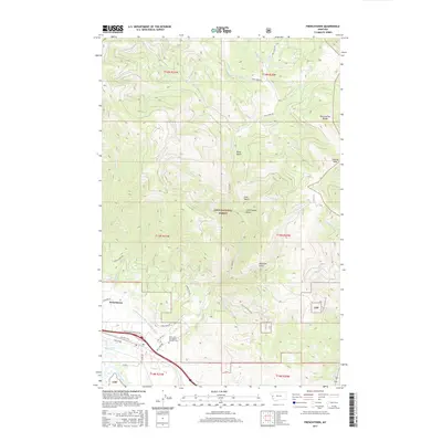 2017 Map of Frenchtown, 2017 Print