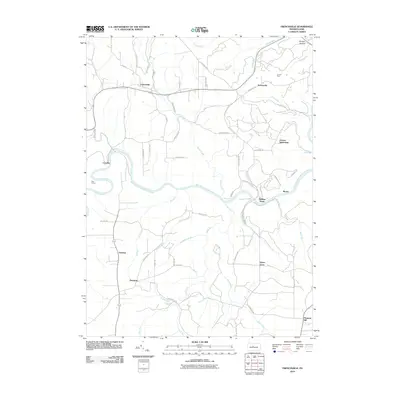 2010 Map of Frenchville, 2010 Print