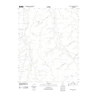 2010 Map of Fresno Canyon, 2010 Print