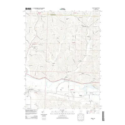 2013 Map of Fresno, 2013 Print