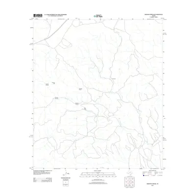 2012 Map of Fresno Creek, 2012 Print
