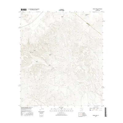 2016 Map of Fresno Creek, 2016 Print