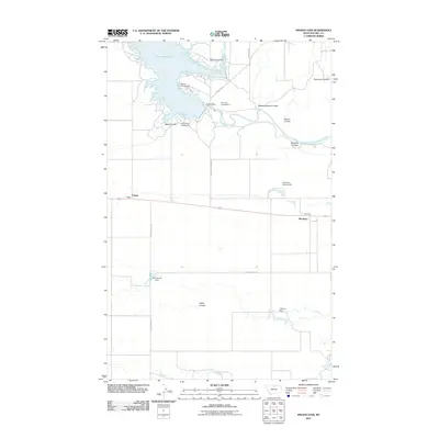 2011 Map of Fresno Dam, 2011 Print
