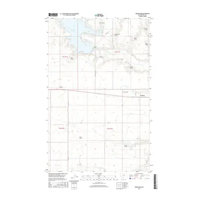 2017 Map of Fresno Dam, 2017 Print