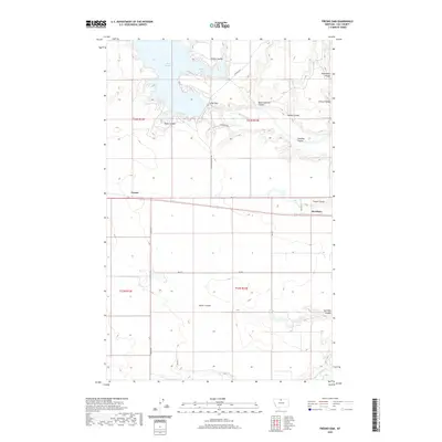 2020 Map of Fresno Dam, 2020 Print