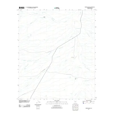2011 Map of Fresno Wash, 2011 Print