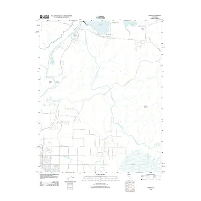 2012 Map of Friant, 2012 Print