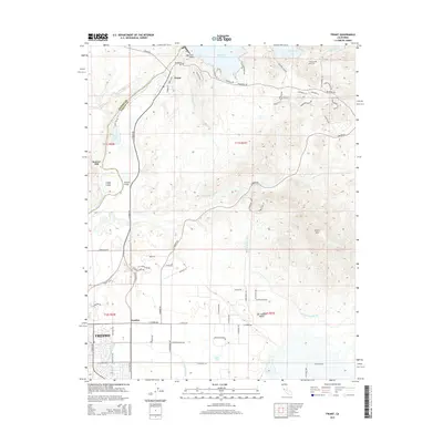 2015 Map of Friant, 2015 Print