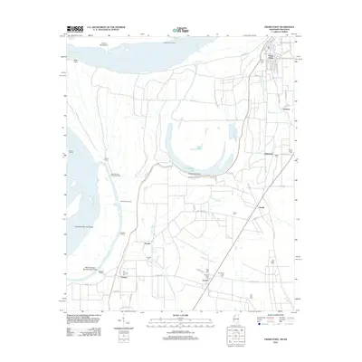 2012 Map of Friars Point, 2012 Print