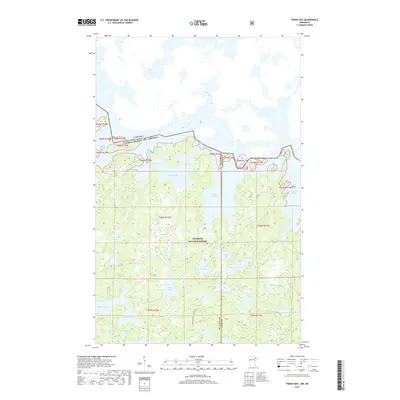 2019 Map of Friday Bay, 2019 Print