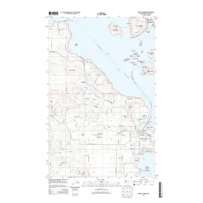 2014 Map of Friday Harbor, 2014 Print