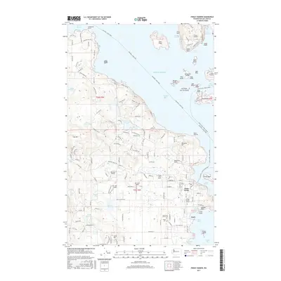 2017 Map of Friday Harbor, 2017 Print