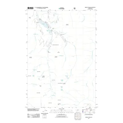 2011 Map of Fridley Peak, 2011 Print