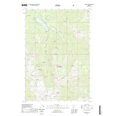 2020 Map of Fridley Peak, 2020 Print