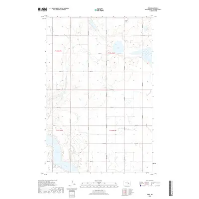 2018 Map of Fried, 2018 Print