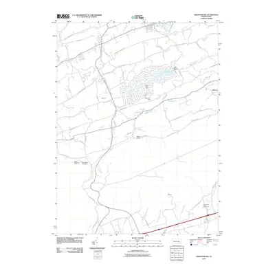 2010 Map of Friedensburg, 2010 Print