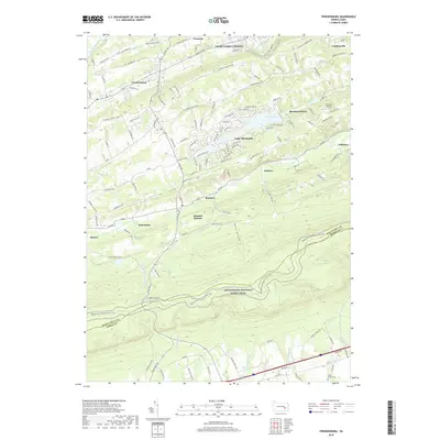 2019 Map of Friedensburg, 2019 Print