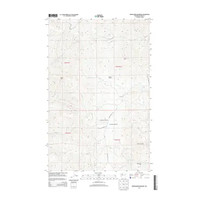 2014 Map of Friedlander Meadows, 2014 Print