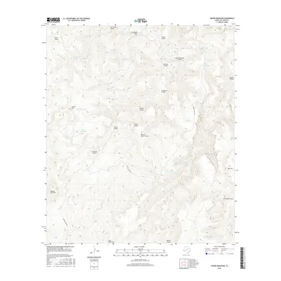 2016 Map of Friend Mountain, 2016 Print