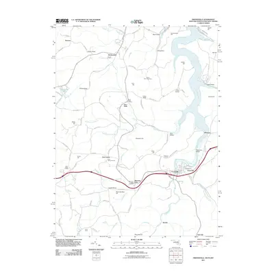 2011 Map of Friendsville, 2011 Print