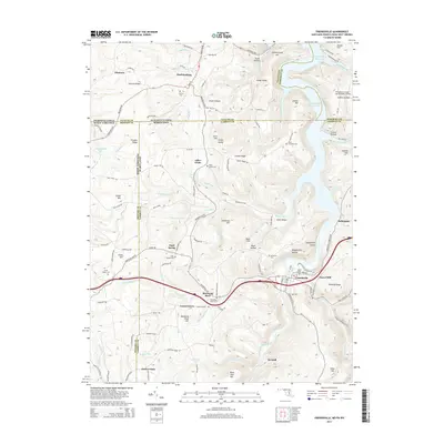 2014 Map of Friendsville, 2014 Print