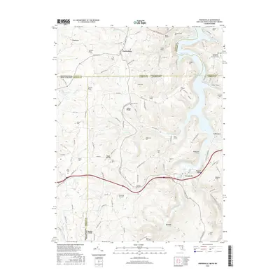 2016 Map of Friendsville, 2016 Print