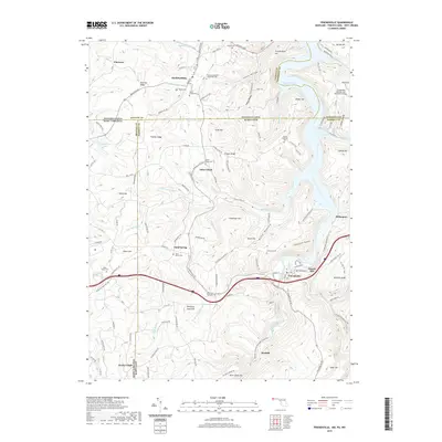 2019 Map of Friendsville, 2019 Print