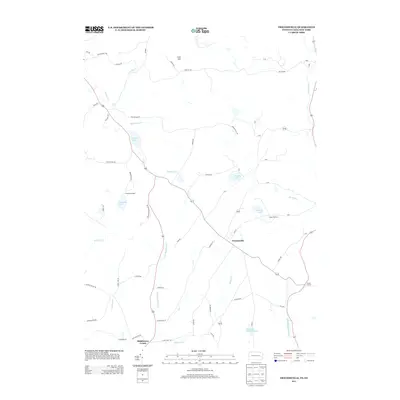 2013 Map of Friendsville, 2013 Print
