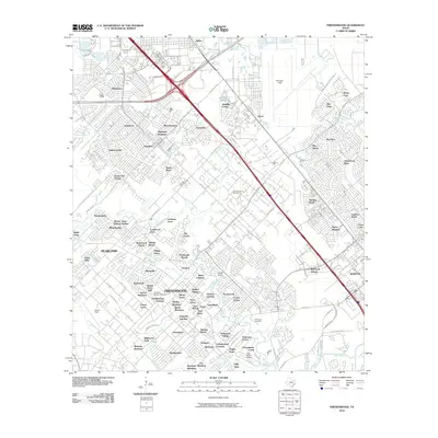 2010 Map of Friendswood, 2010 Print