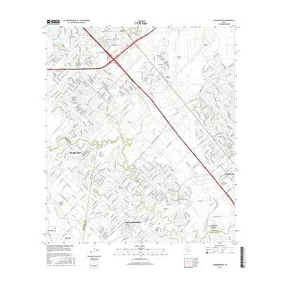 2016 Map of Friendswood, 2016 Print