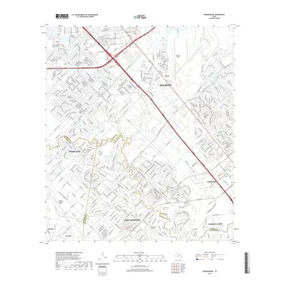 2019 Map of Friendswood, 2019 Print