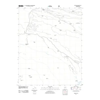 2011 Map of Frijoles, 2011 Print