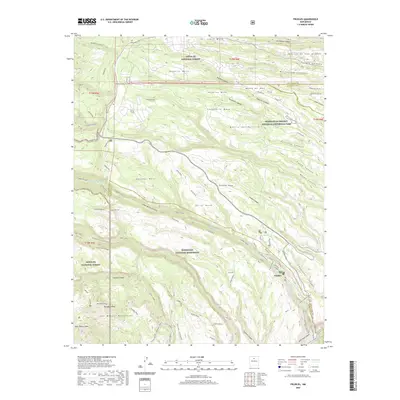 2020 Map of Frijoles, 2020 Print
