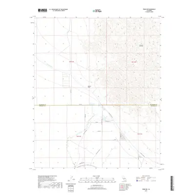 2018 Map of Frink NW, 2018 Print