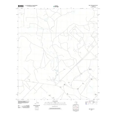 2010 Map of Frio Town, 2010 Print