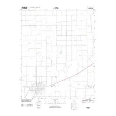 2010 Map of Friona, 2010 Print