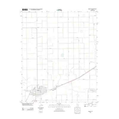 2012 Map of Friona, 2012 Print