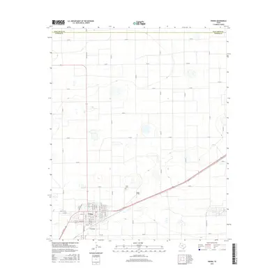 2016 Map of Friona, 2016 Print