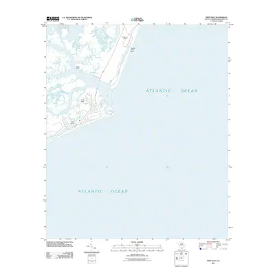 2011 Map of Fripp Inlet, 2011 Print