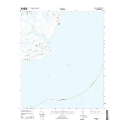 2014 Map of Fripp Inlet, 2014 Print