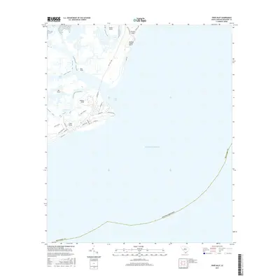 2017 Map of Fripp Inlet, 2017 Print