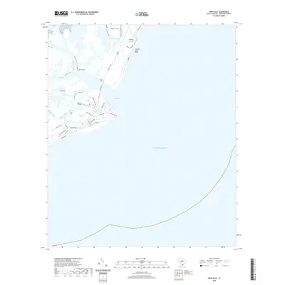 2020 Map of Fripp Inlet, 2020 Print