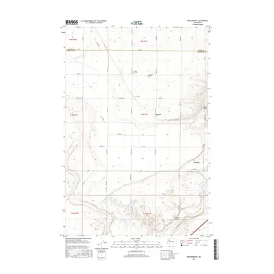 2017 Map of Frischknecht, 2017 Print