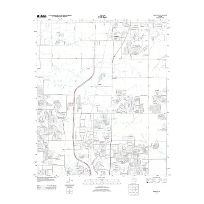 2013 Map of Frisco, 2013 Print